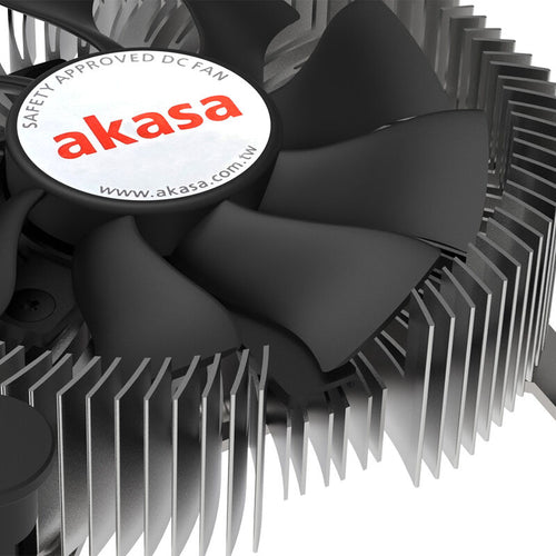 Akasa AK-CC6602HP01 Low Profile CPU-kjøler bakside