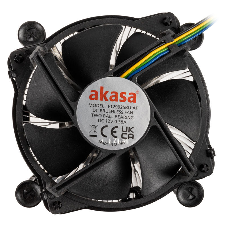 Akasa AK-CC6606BP01 CPU-kjøler bakside detalj