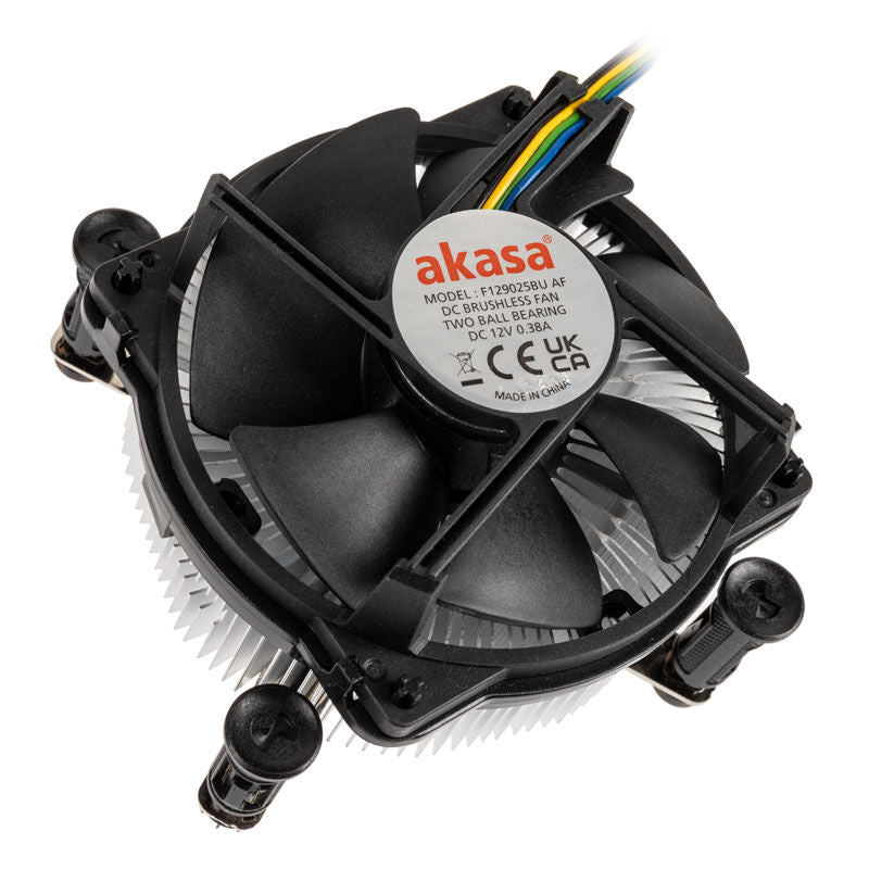 Akasa AK-CC6606BP01 lavprofil CPU-kjøler for LGA 1700 forfra