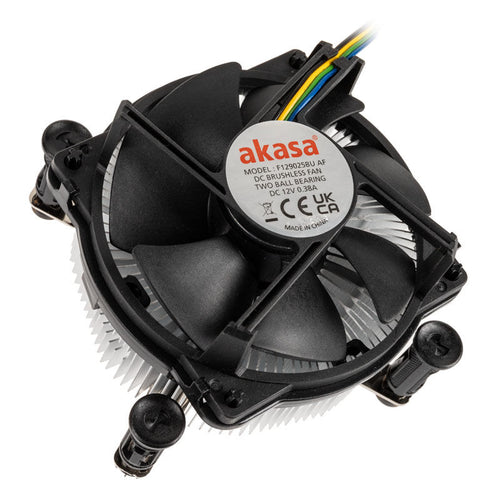Akasa AK-CC6606BP01 lavprofil CPU-kjøler for LGA 1700 forfra