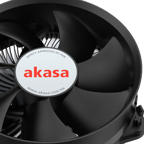 Bakside av Akasa AK-CC6607EP01 Low Profile CPU-kjøler LGA 1700