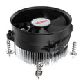 Akasa AK-CC6607EP01 Low Profile CPU-kjøler for LGA 1700 forfra