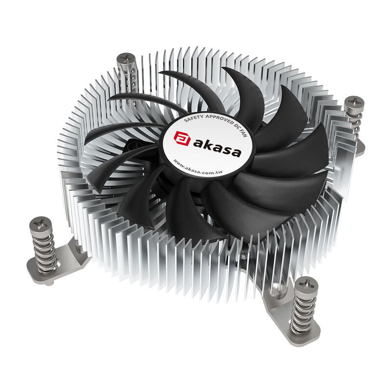 Akasa AK-CC6610EP01 CPU-kjøler bakside med vifte