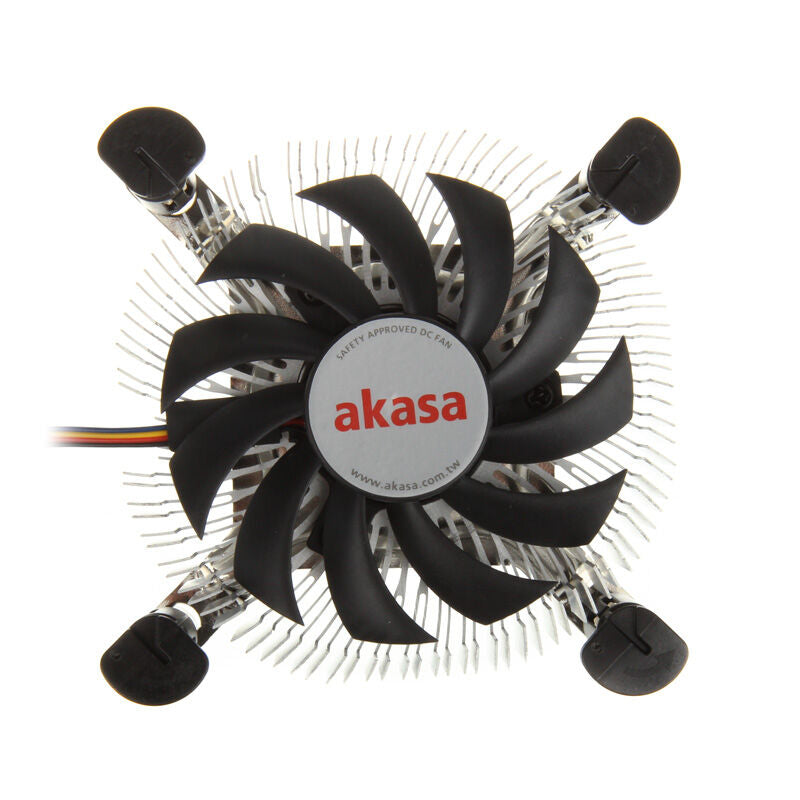 Akasa AK-CC7122BP01 Low Profile CPU-kjøler bakside
