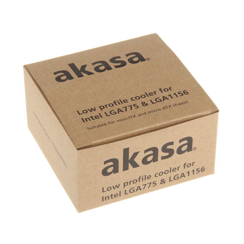 Nærbilde av kjøleflenser på Akasa AK-CC7122BP01 Low Profile CPU-kjøler