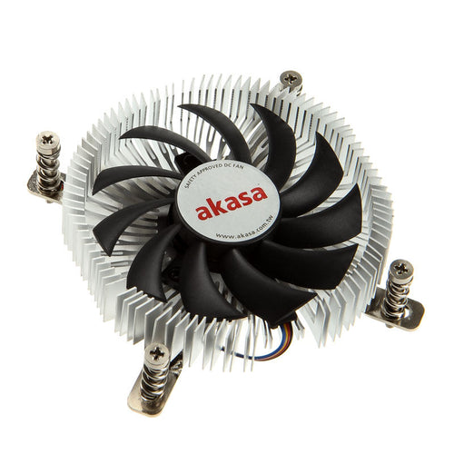 Akasa AK-CC7129BP01 Low Profile CPU-kjøler forfra
