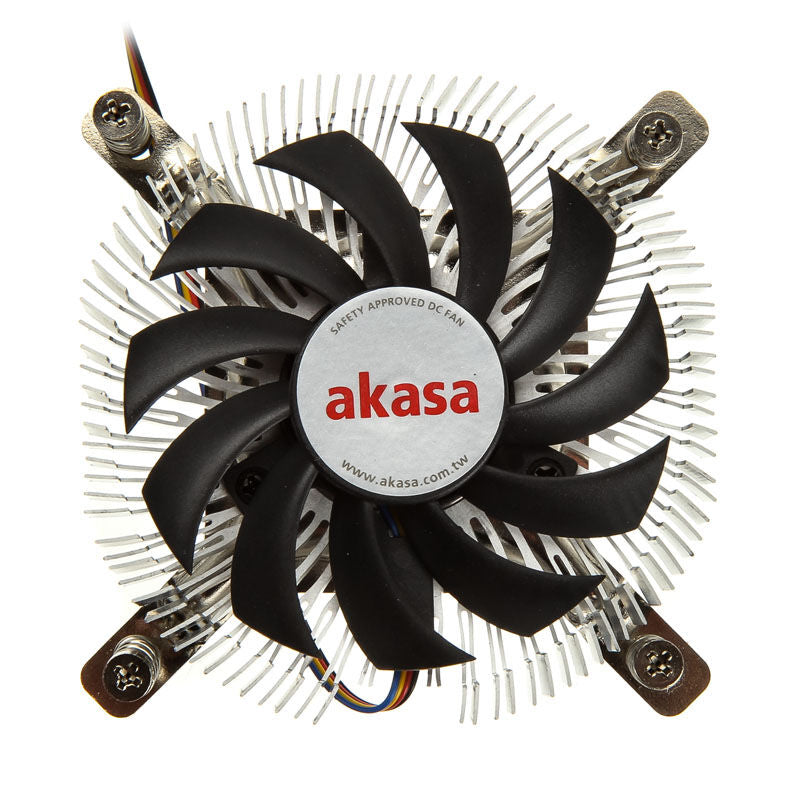 Akasa AK-CC7129BP01 Low Profile CPU-kjøler bakside