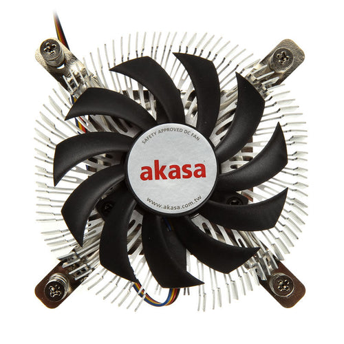 Akasa AK-CC7129BP01 Low Profile CPU-kjøler bakside
