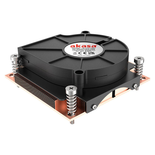 Akasa AK-CC7401BT01 1U lavprofil CPU-kjøler bakside