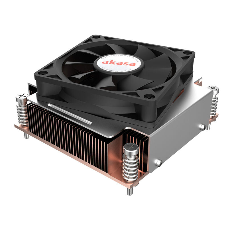Akasa AK-CC7402BT01 2U Low Profile CPU-kjøler forfra