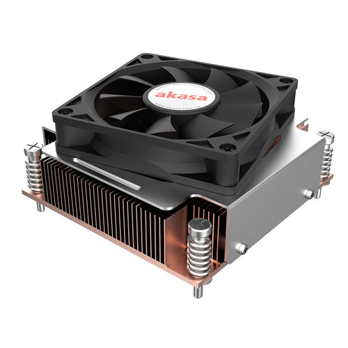 Akasa AK-CC7402BT01 2U Low Profile CPU-kjøler forfra