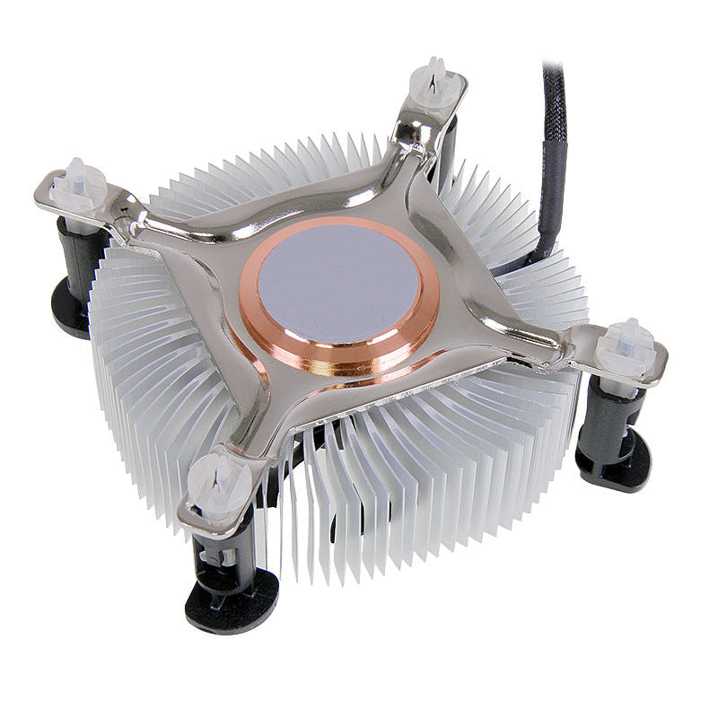 Detalj av Akasa AK-CCE-7106HP Low Profile CPU-kjøler Intel 74 mm PWM