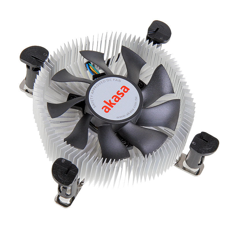 Akasa AK-CCE-7106HP Low Profile CPU-kjøler Intel 74 mm PWM forfra