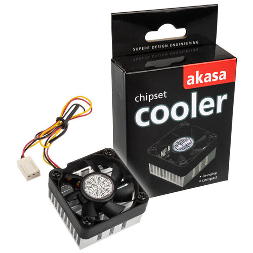 Akasa aktiv brikkesett-kjøler 40 mm vifte aluminium forfra