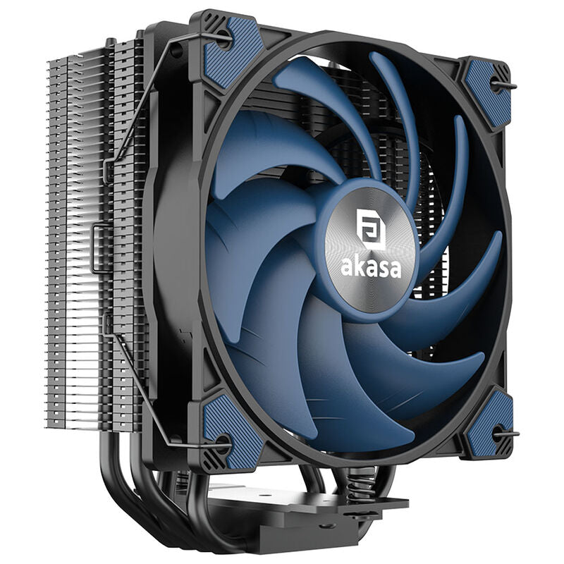 Akasa Alucia H4 Plus CPU-kjøler 120 mm PWM svart forfra