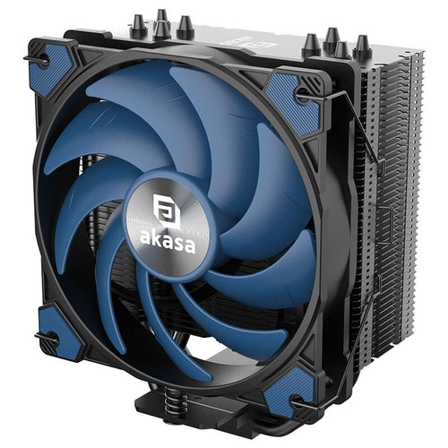Akasa Alucia H4 Plus CPU-kjøler 120 mm PWM svart bakside