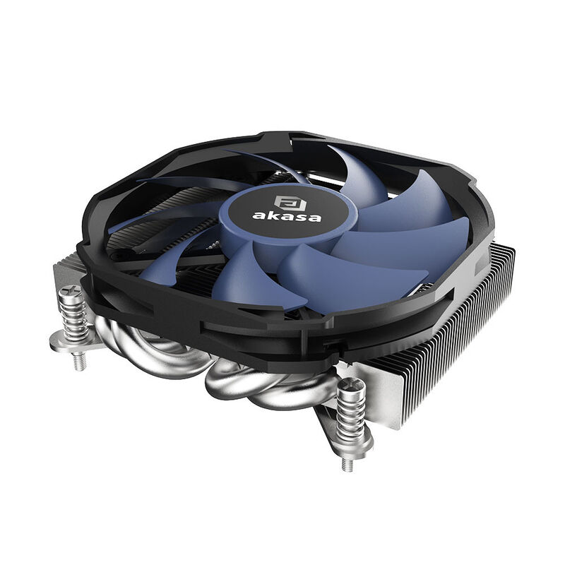 Akasa ALUCIA H4I lavprofil CPU-kjøler forfra