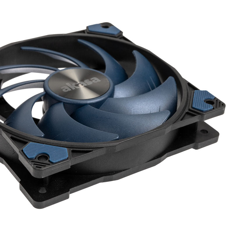 Akasa Alucia SC PWM vifte 120 mm 2000 RPM svart/blå detalj
