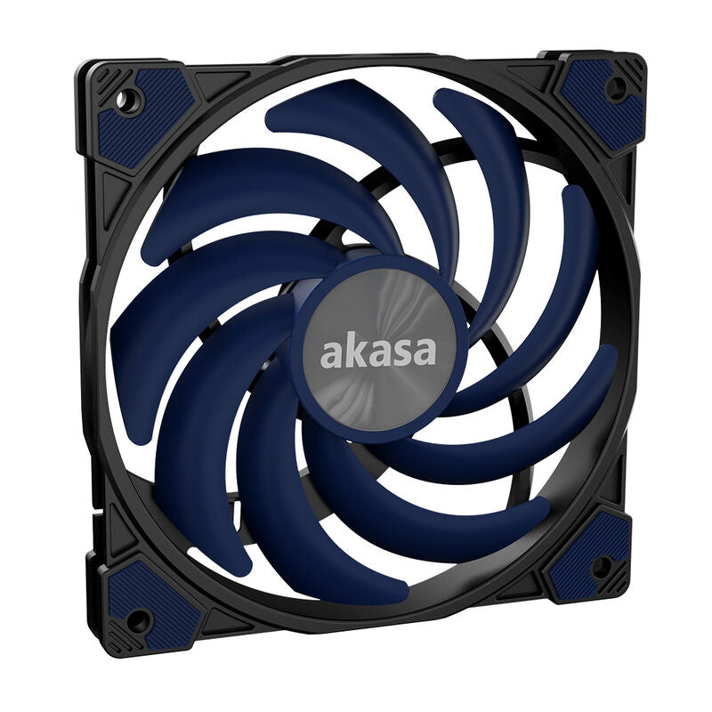 Detalj av Akasa Alucia XS Slim vifte 120 mm PWM blå