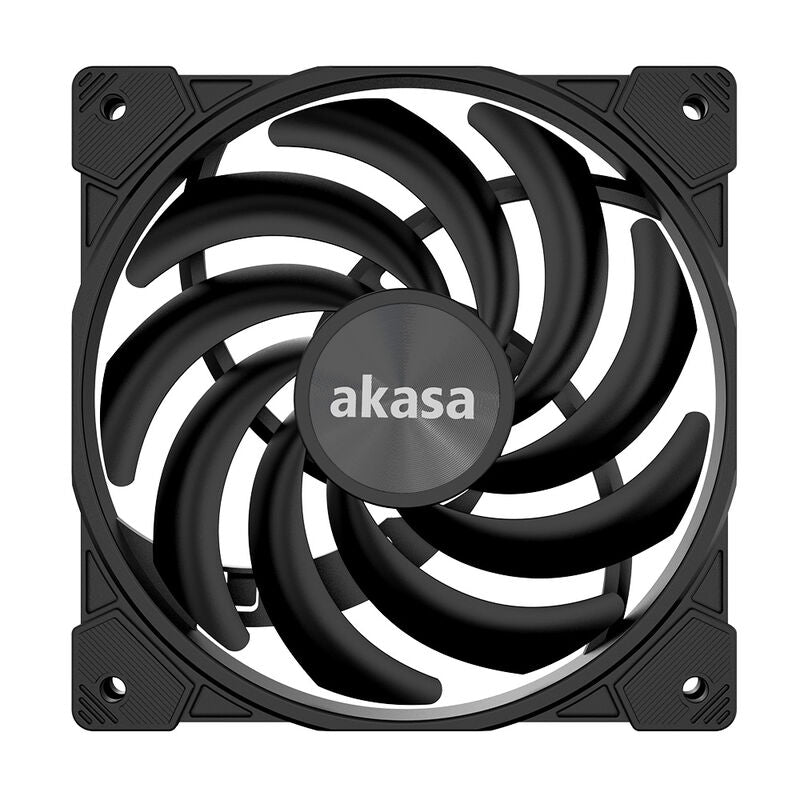 Akasa Alucia XS slimvifte 120 mm 15 mm PWM svart bakside