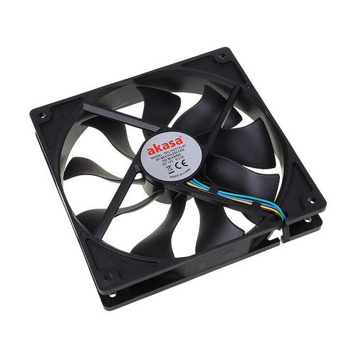 Akasa Apache PWM vifte 140 mm 1300 RPM svart bakside