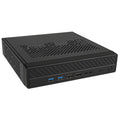 Akasa Cypher MX3 Thin Mini-ITX HTPC-kabinett OEM svart forfra