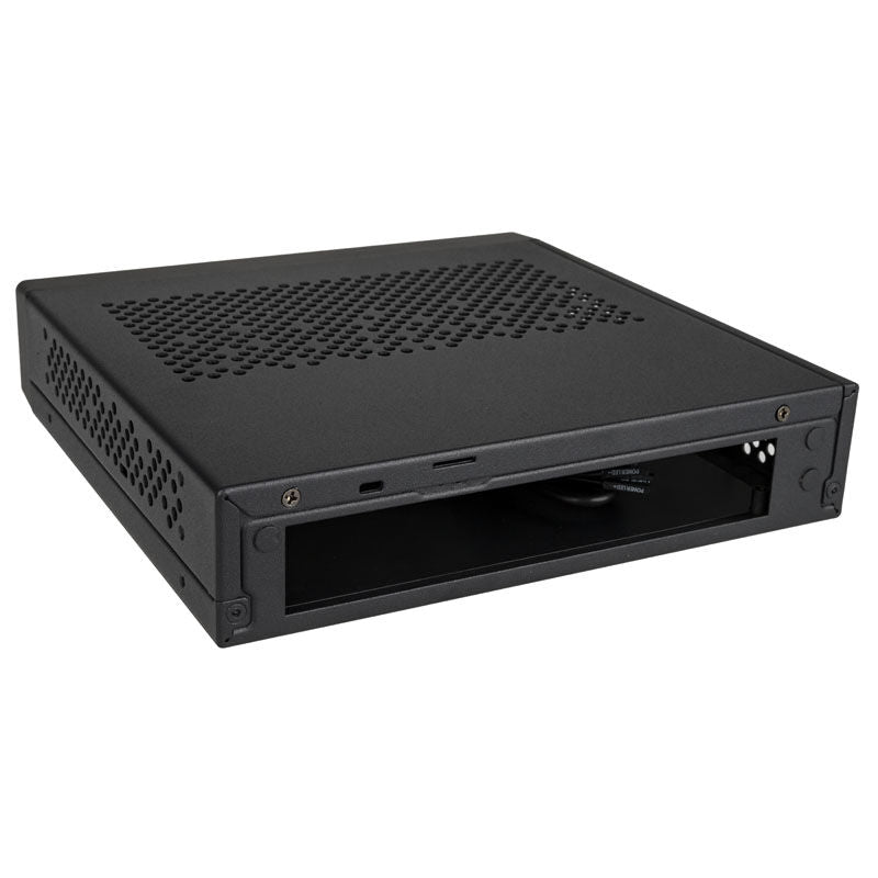 Akasa Cypher SPX Thin Mini-ITX kabinett HTPC svart bakside