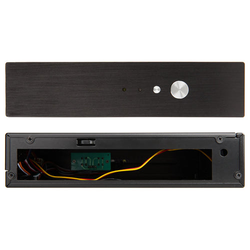 Akasa Cypher Thin-Mini-ITX kabinett svart bakside