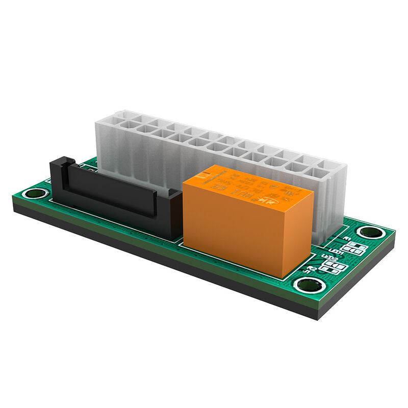 Detalj av Akasa Dual-/Multi-PSU-adapter kontakter
