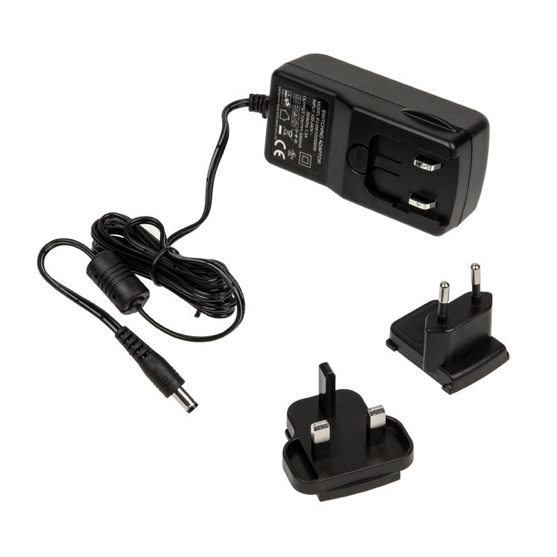 Akasa ekstern strømforsyning for Intel NUC 36 W bakside