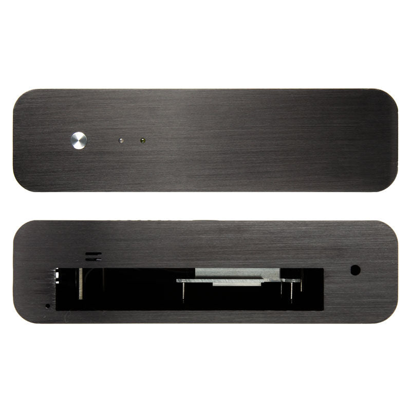 Akasa Euler vifteløs Thin-Mini-ITX kabinett OEM svart bakside