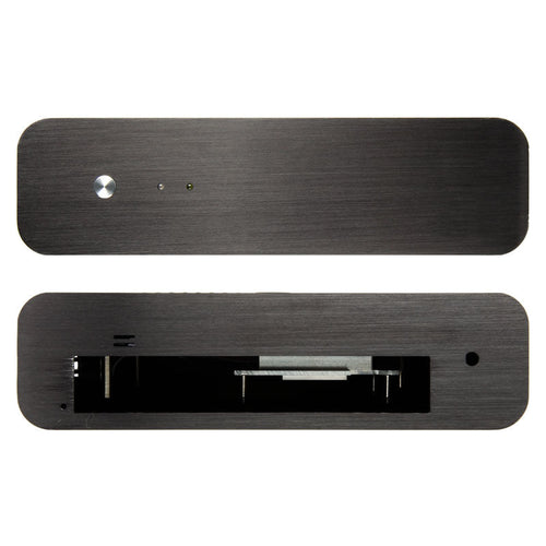 Akasa Euler vifteløs Thin-Mini-ITX kabinett OEM svart bakside