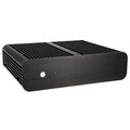 Akasa Euler vifteløs Thin-Mini-ITX kabinett OEM svart forfra
