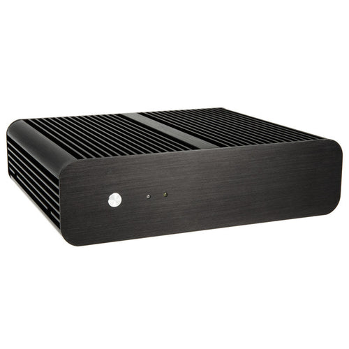 Akasa Euler vifteløs Thin-Mini-ITX kabinett OEM svart forfra