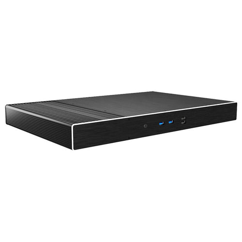 Akasa Galileo TU2 Plus MKII Mini-ITX kabinett vifteløs svart forfra