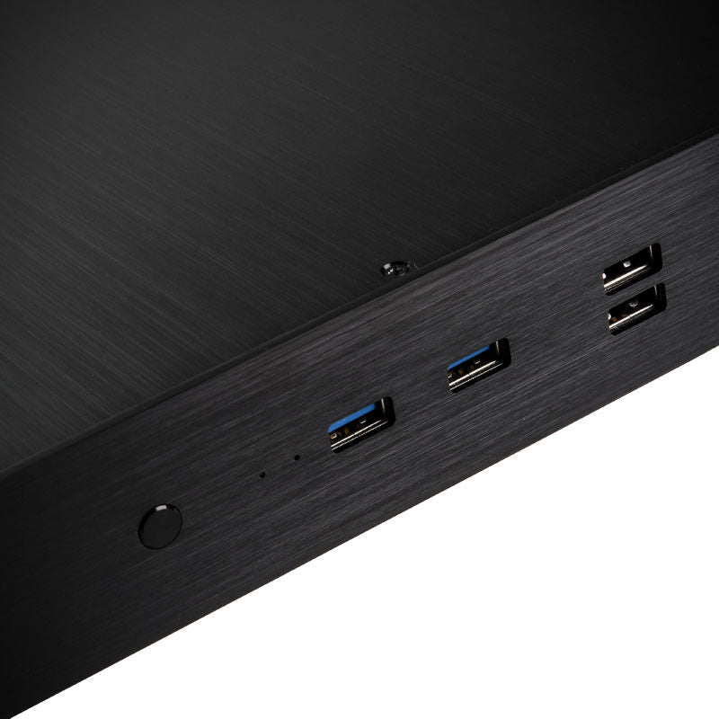 Akasa Galileo TU3 kabinett med frontpanel USB-porter