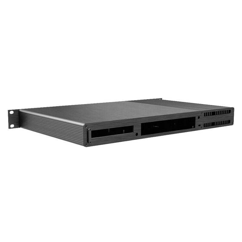 Detaljvisning av Akasa Galileo TU3 Plus MKII Mini-ITX kabinett vifteløs svart