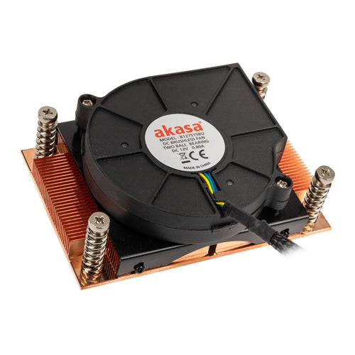 Akasa Low Profile CPU-kjøler AM4 28 mm forfra