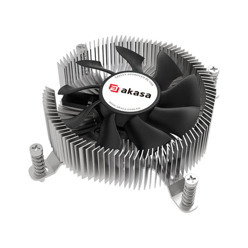 Akasa Low Profile CPU-kjøler LGA1700 kobber og aluminium bakside