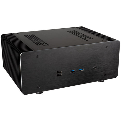 Akasa Maxwell Pro Mini-ITX kabinett passiv kjøling svart forfra