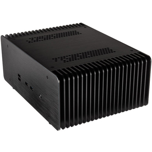 Akasa Maxwell Pro Mini-ITX kabinett passiv kjøling svart bakside