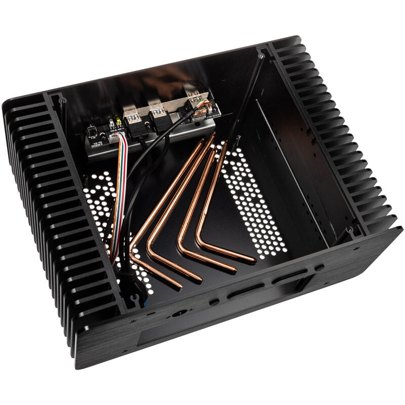 Akasa Maxwell Pro Mini-ITX kabinett passiv kjøling svart oversikt