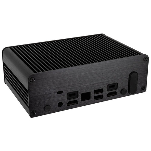 Akasa Newton CTN UCFF kabinett Intel NUC passiv svart bakside