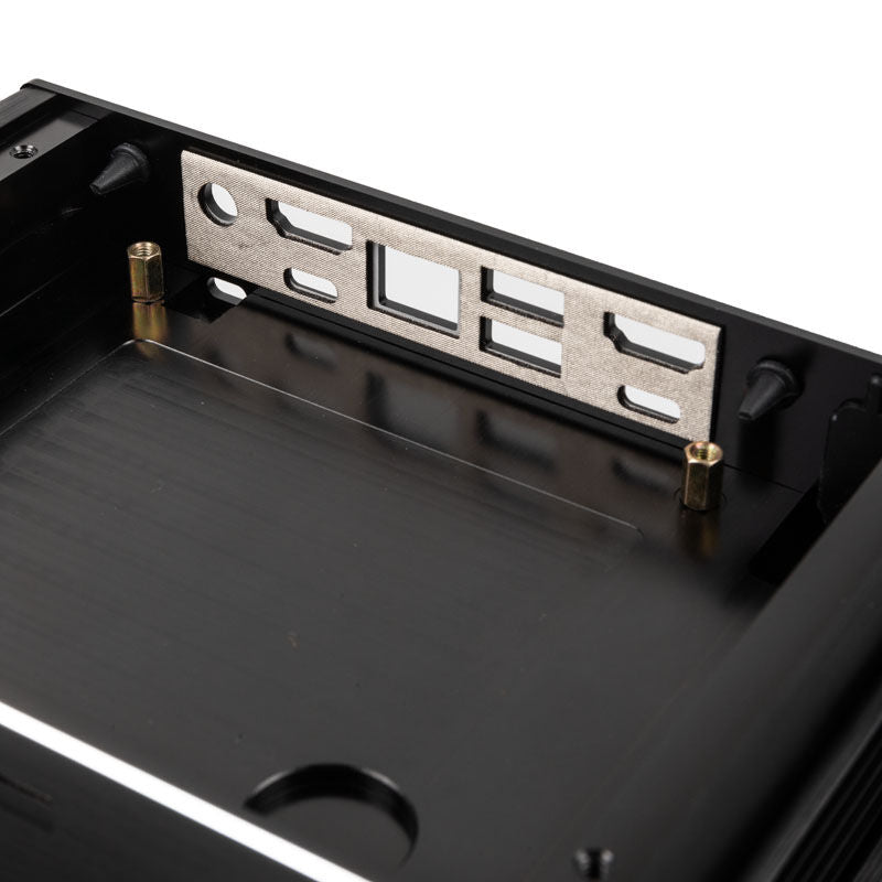 Akasa Newton CTN UCFF kabinett Intel NUC passiv svart oversikt over tilkoblinger