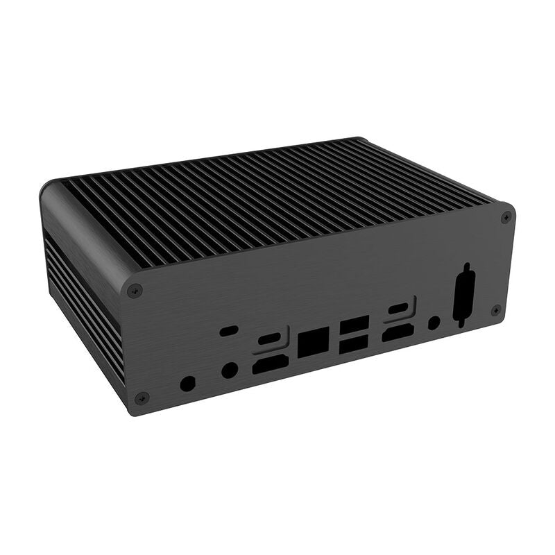Detaljbilde av Akasa Newton CWS Intel NUC kabinett passiv kjøling svart