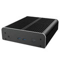 Akasa Newton RC aluminium NUC-kabinett ASUS NUC 14 Pro svart forfra