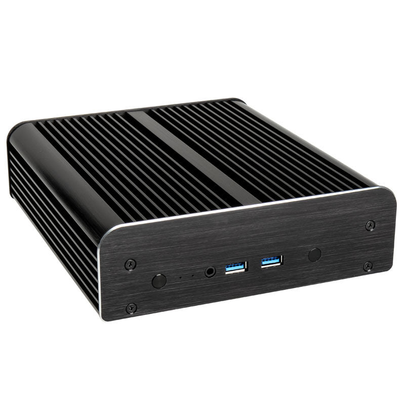 Akasa Newton S UCFF kabinett Intel NUC 65 W OEM svart forfra