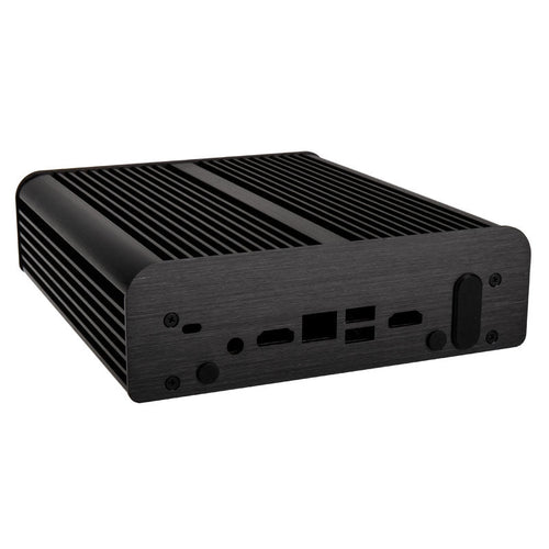 Akasa Newton S7D UCFF kabinett bakside med tilkoblinger
