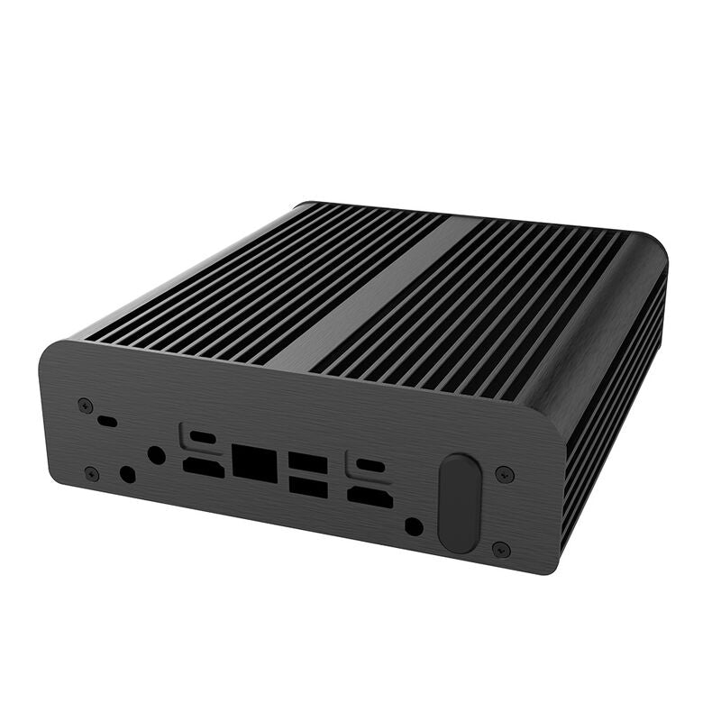 Montert Akasa Newton WS NUC-kabinett passiv kjøling Intel NUC svart