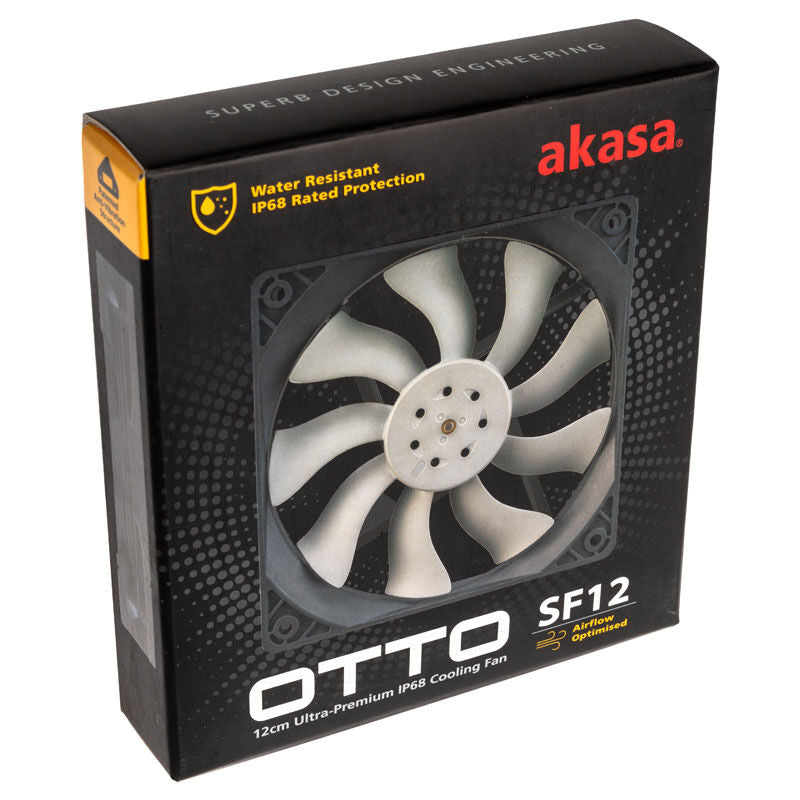 Nærbilde av Akasa OTTO SF12 PWM vifte 120 mm